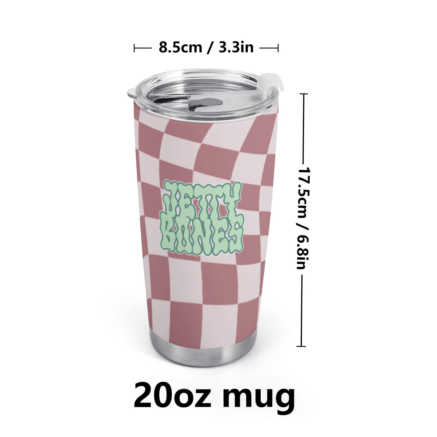 Mauve Wiggle Tumbler